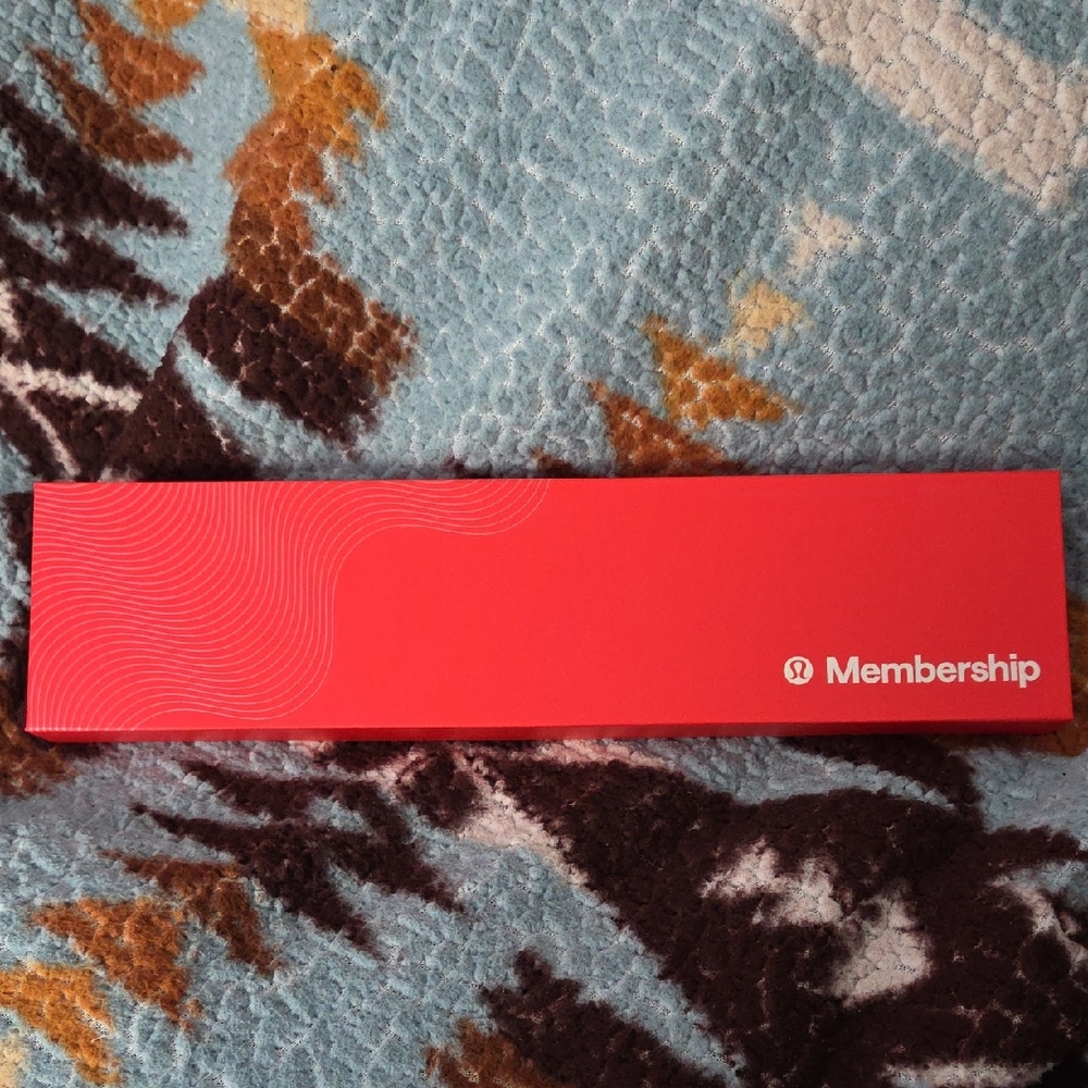 Lululemon Red Keychain Wristlet